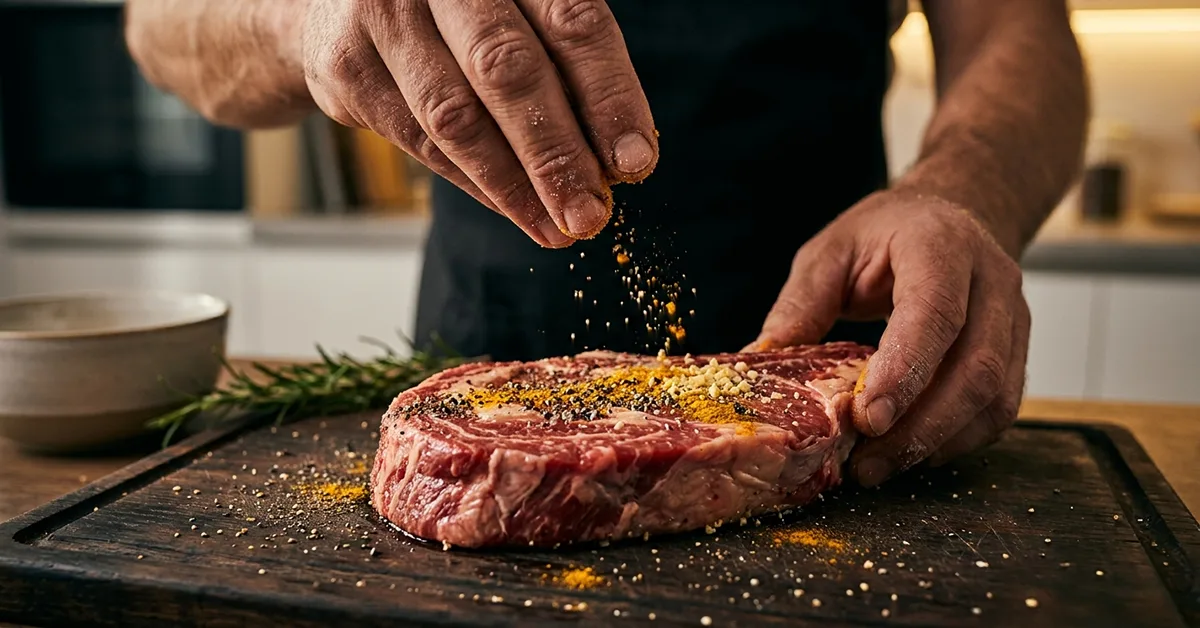 طعم دار کردن گوشت قرمز با ادویه غذاهای خانگی